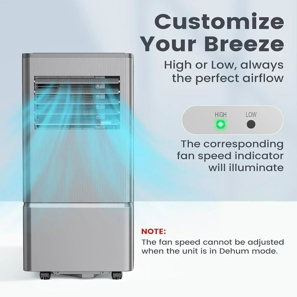 Air Choice Portable Air Conditioner 10000 BTU Air Conditioner Portable for Room Up to 450 Sq.Ft wourant