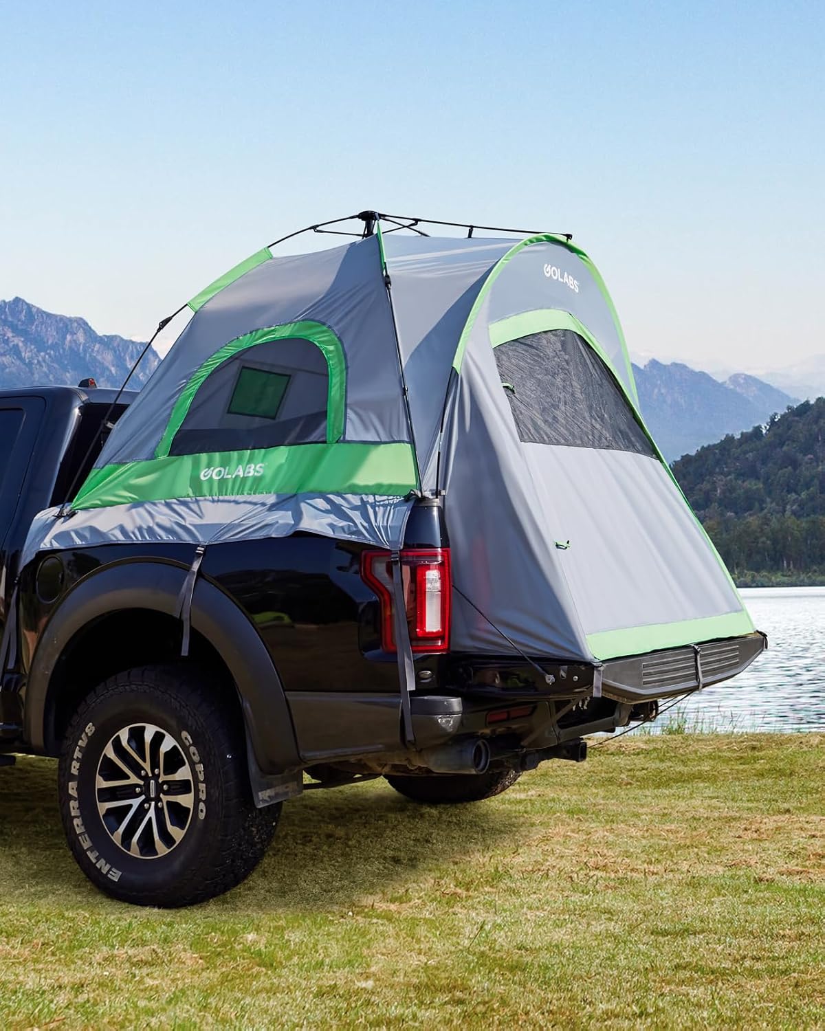 Truck Portable Bed Tent with Extra Rain Cover for Camping and Outdoor Activities wourant