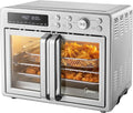 Flexify French Door Toaster Oven Air Fryer Combo 26.4 QT Extra Large Air Fryer Countertop wourant