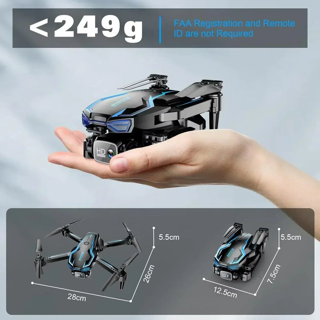 2K HD FPV Drone for Adults with Camera Altitude Hold Foldable and Portable wourant