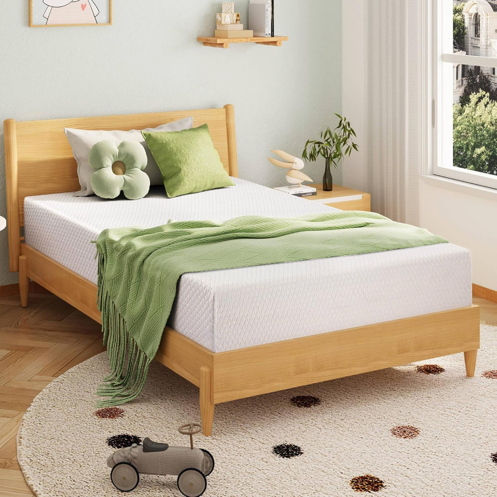 8-inch double mattress with memory foam for medium firm support wourant