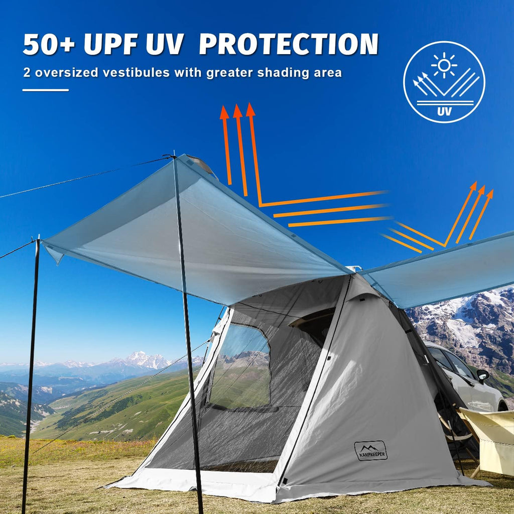 KAMPKEEPER SUV Car Tent Tailgate Shade Awning Tent for Camping Vehicle Camping Tents wourant