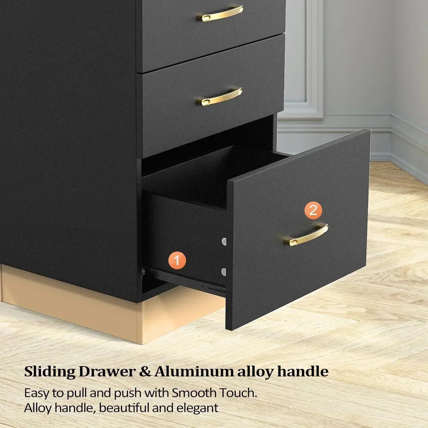 OmySalon Salon Storage Station Barber Stations Beauty Salon Spa Equipment with 3 Drawers wourant