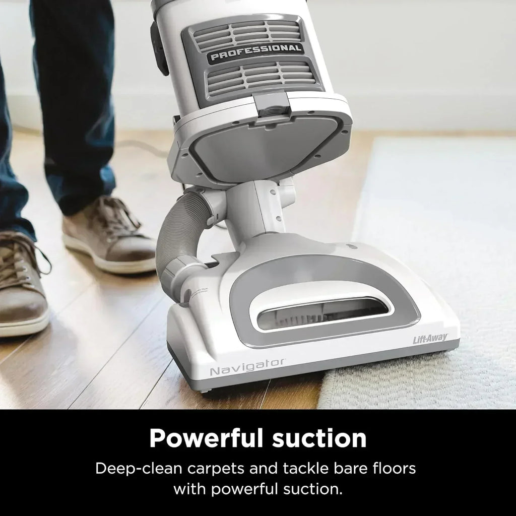 Upright Vacuum Navigator Lift-Away Deluxe Capacity HEPA Filter Swivel Steering Upholstery Tool wourant