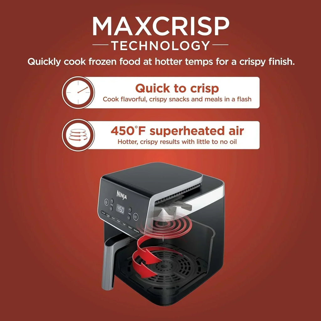 Ninja Air Fryer Pro 5-quart 4-in-1 air fryer that air fries bakes reheats and dehydrates wourant