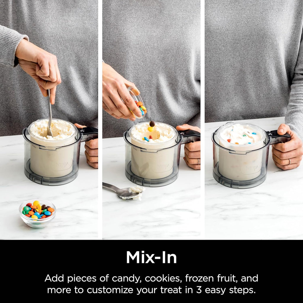 Ninja NC301 CREAMi Ice Cream Maker for Gelato Mix-ins Milkshakes Sorbet Smoothie Bowls More wourant