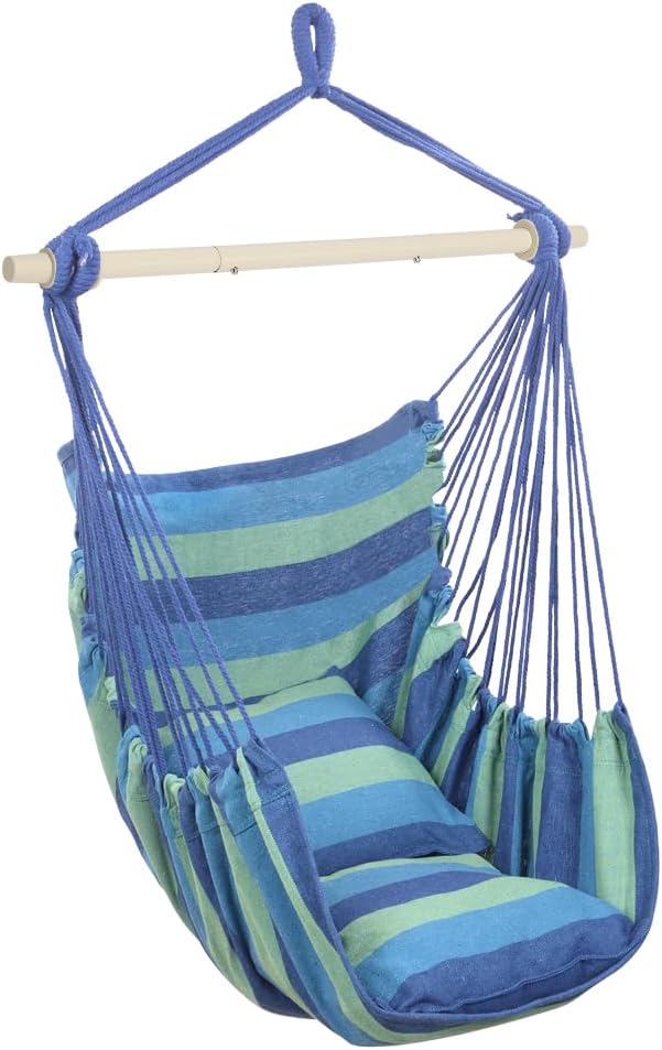 ONCLOUD Hammock Chair Hanging Rope Swing Load Capacity Macrame Hammock Swing Seat wourant