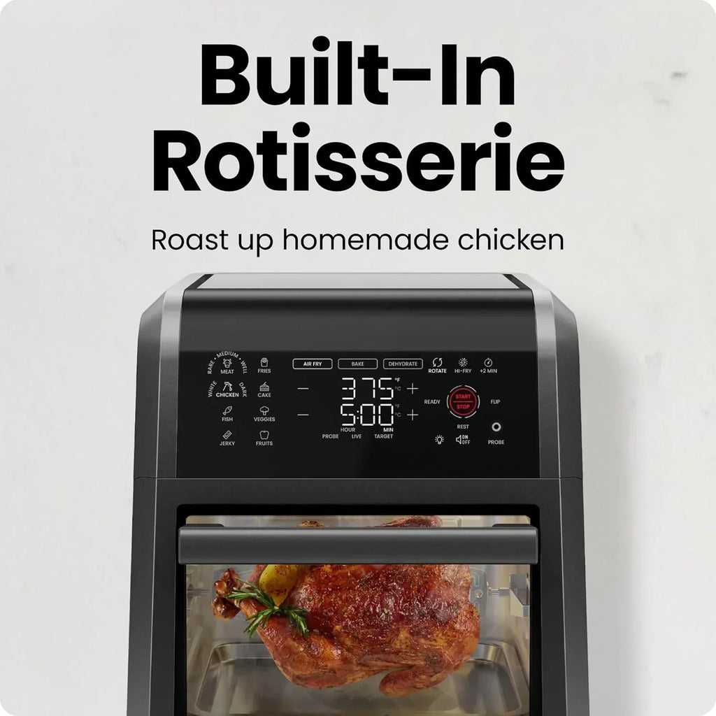 CHEFMAN ExacTemp 12-Quart Air Fryer with Integrated Smart Cooking Thermometer wourant