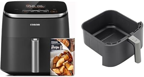 COSORI Air Fryer 9-in-1 Compact & Large 6-Qt Fast Turbo Modes Precise Heat for Even Results wourant
