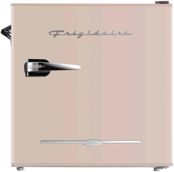 Frigidaire EFR176 Retro Compact Fridge with Chiller Mini Refrigerator with Built-in Bottle Opener for Office, Bedroom, Dorm Room or Cabin, 1.6 cu ft 16" D x 18" W x 18.5" H, Moonlight wourant