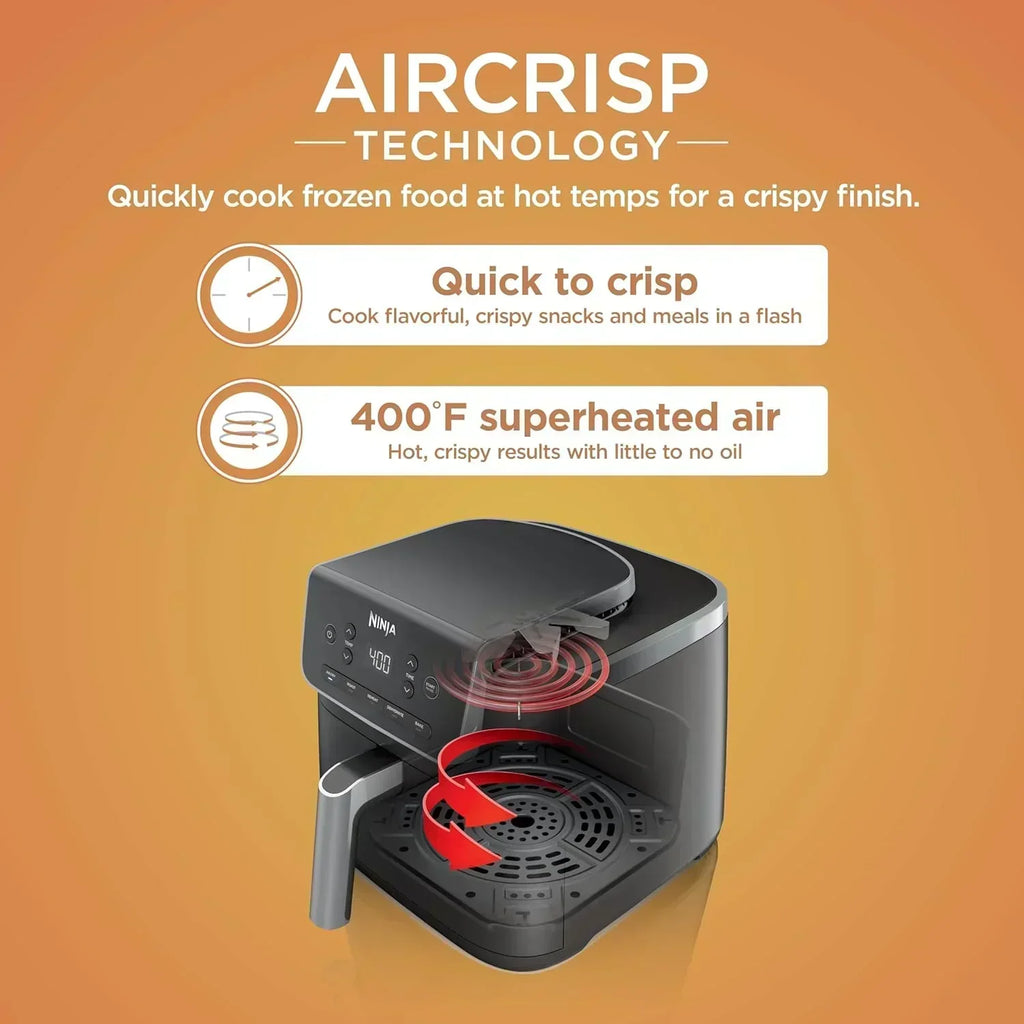 Ninja Air Fryer Pro XL 6-in-1 with 6.5 QT Capacity Max Crisp Air Fry Air Roast Bake wourant