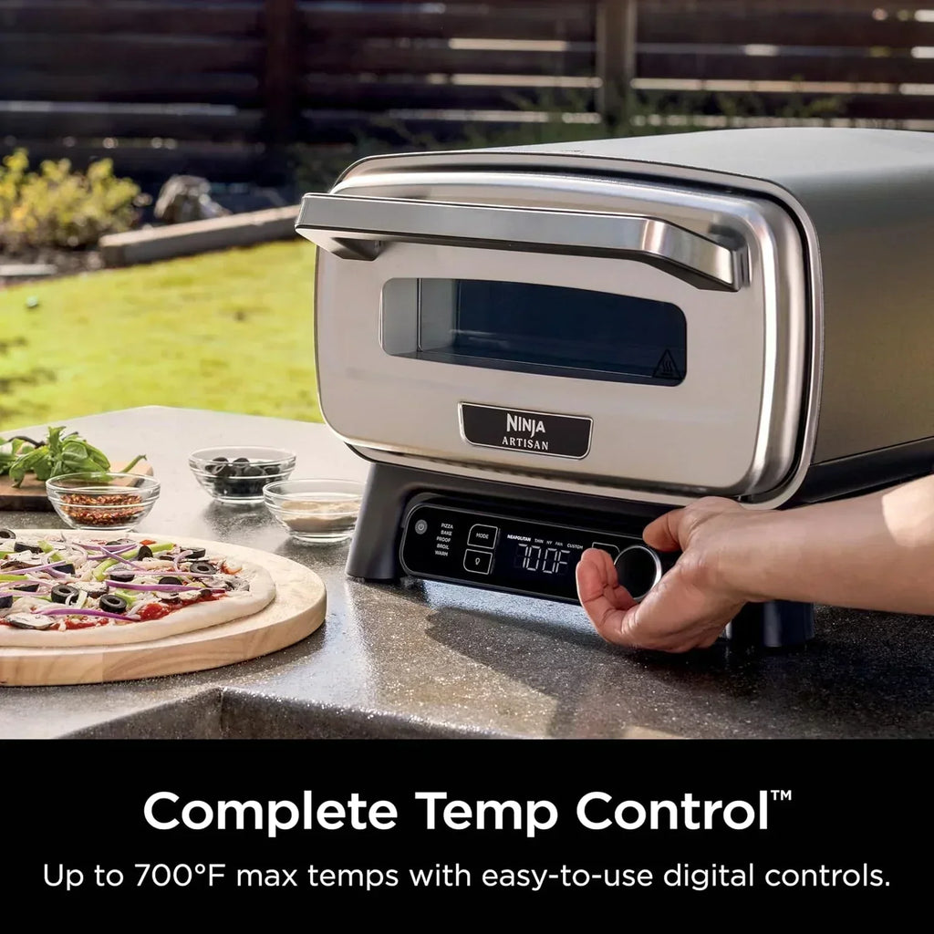 Ninja Artisan Outdoor Pizza Oven 12-inch 3-minute Pizza Neapolitan Thin Crust New York Chicago wourant