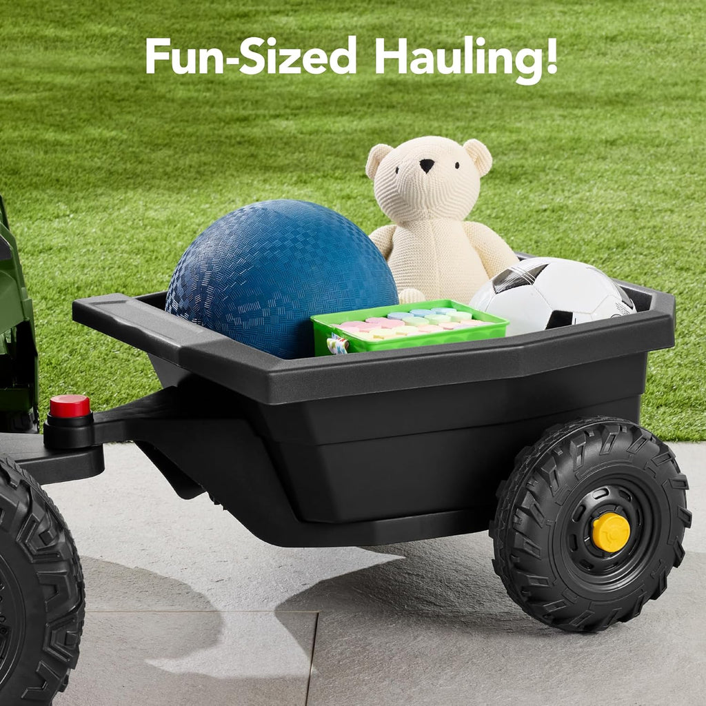 Children's black UTV electric children's car wourant
