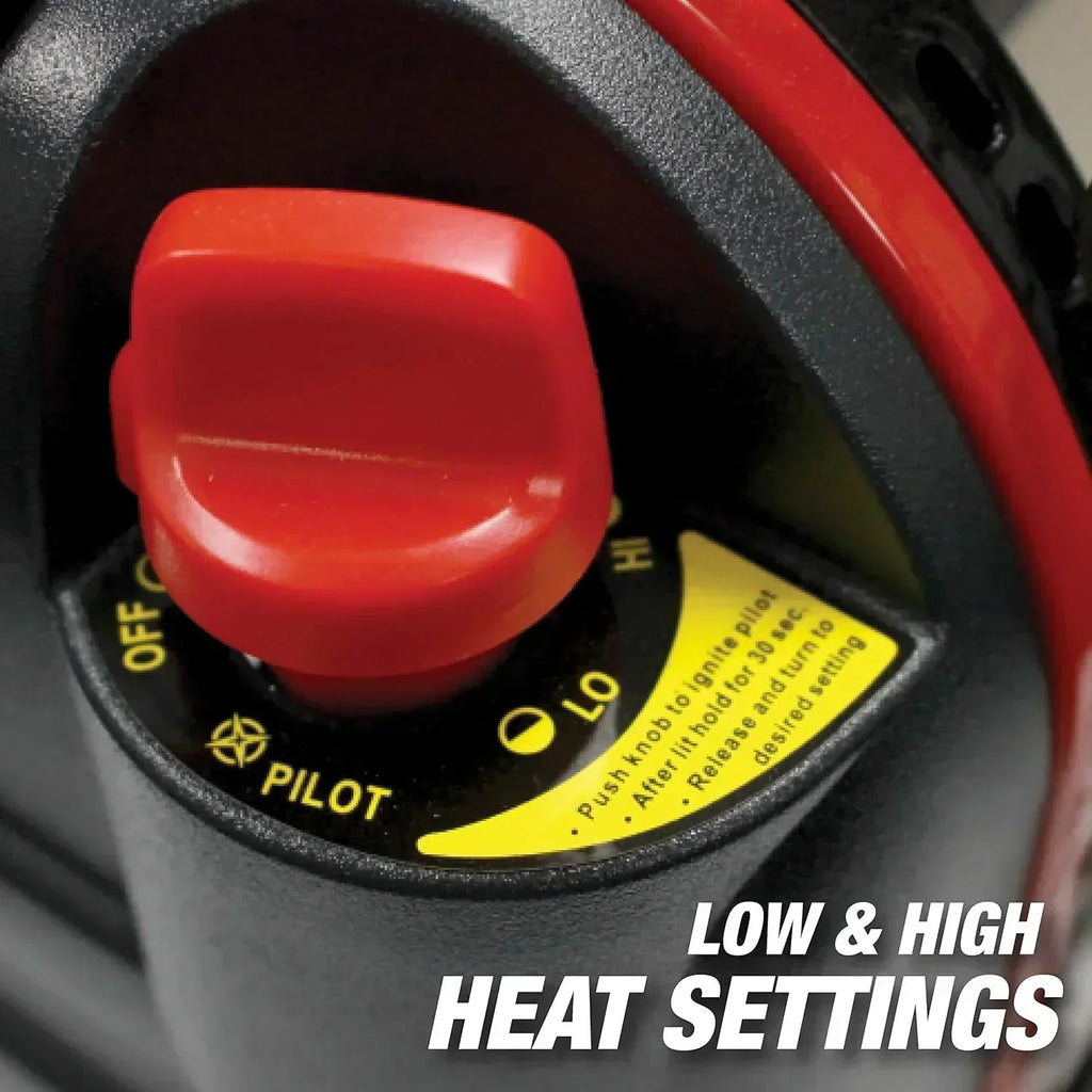 Portable Propane Radiant Heater 4000-9000 BTU for campers workshops patios and more wourant