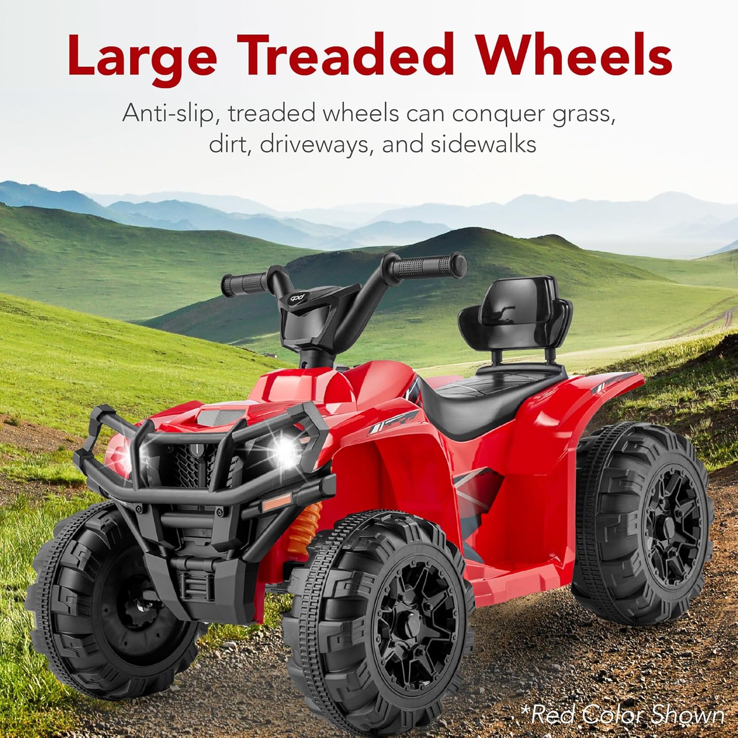 Best Choice Products 12V Kids Ride-On Electric ATV 4-Wheeler Quad Car Toy Bluetooth Audio wourant