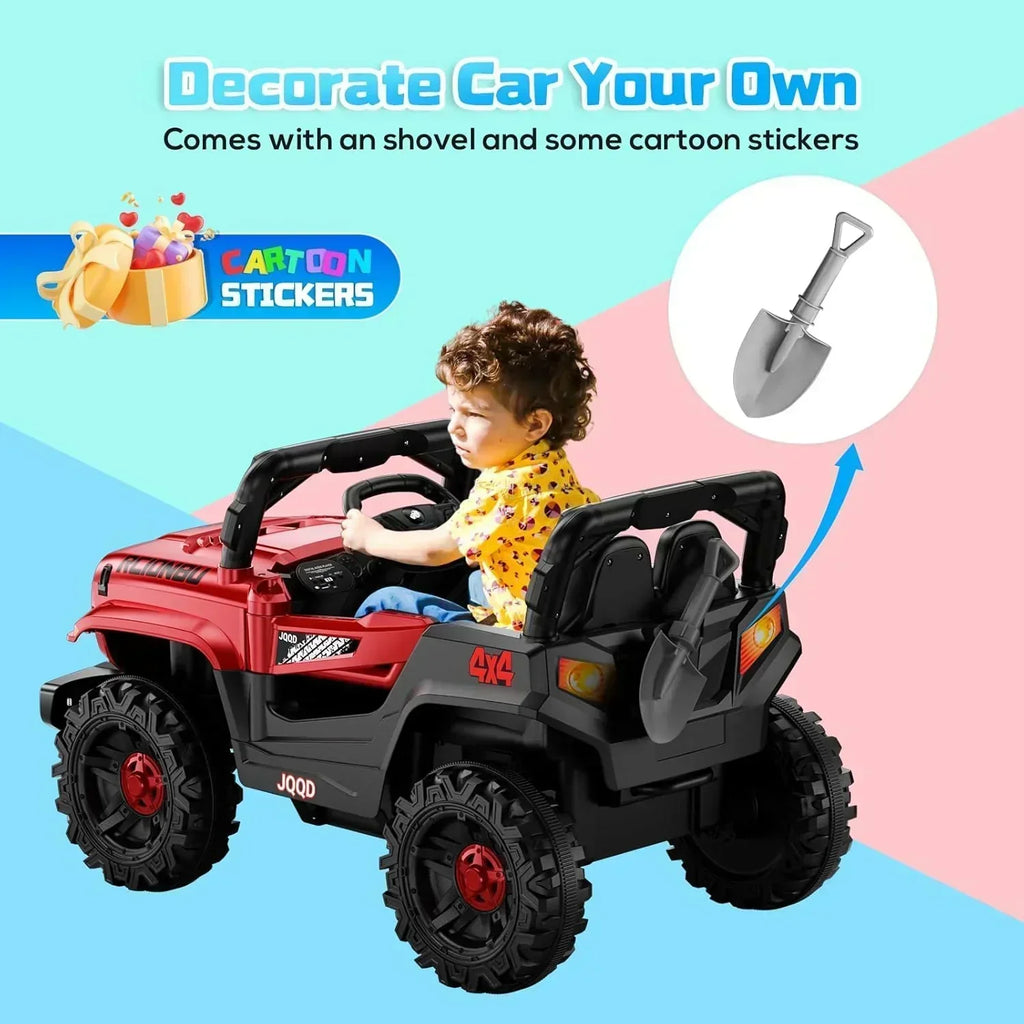 SEALIGHT 12V Children's Driving Truck Model 380 Watt Motor Emergency Braking Function wourant