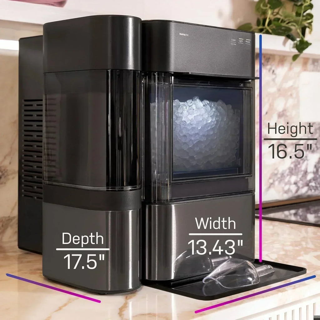 GE Profile Opal 2.0 XL with 1 Gallon Tank Chewable Crunchable Countertop Nugget Ice Maker wourant