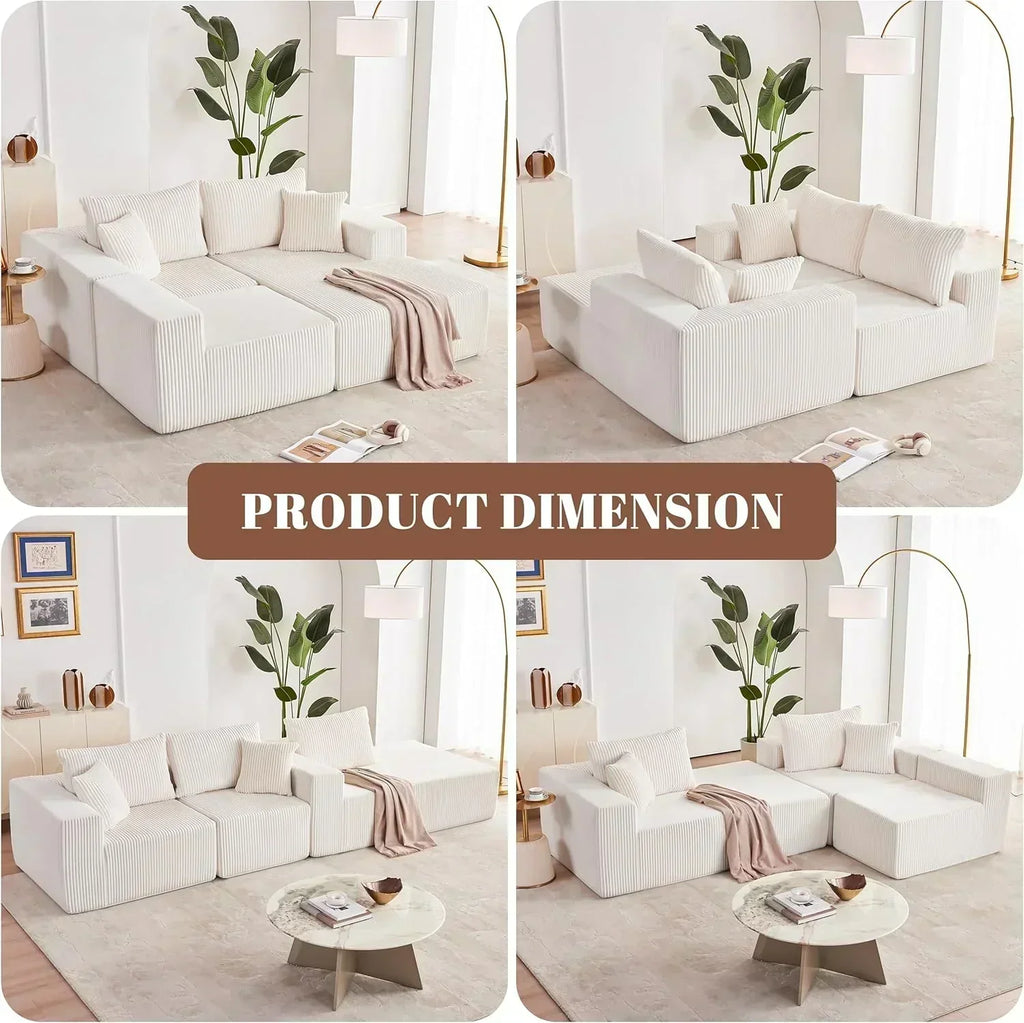 108 inch sectional sofa cloud sectional sofa with deep seat modern sectional L shaped sofa wourant