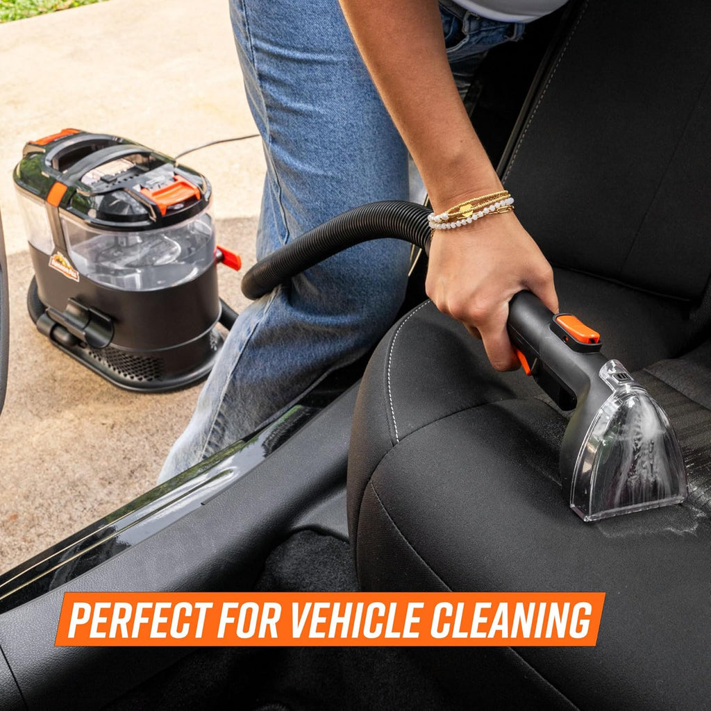 7 Amp Portable Spot Cleaner for Car Cleaning Carpet and Upholstery Stain Removal wourant