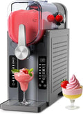 Slushie Machine Professional Frozen Drink Maker No Ice Needed Slushy Machine with LED Display wourant