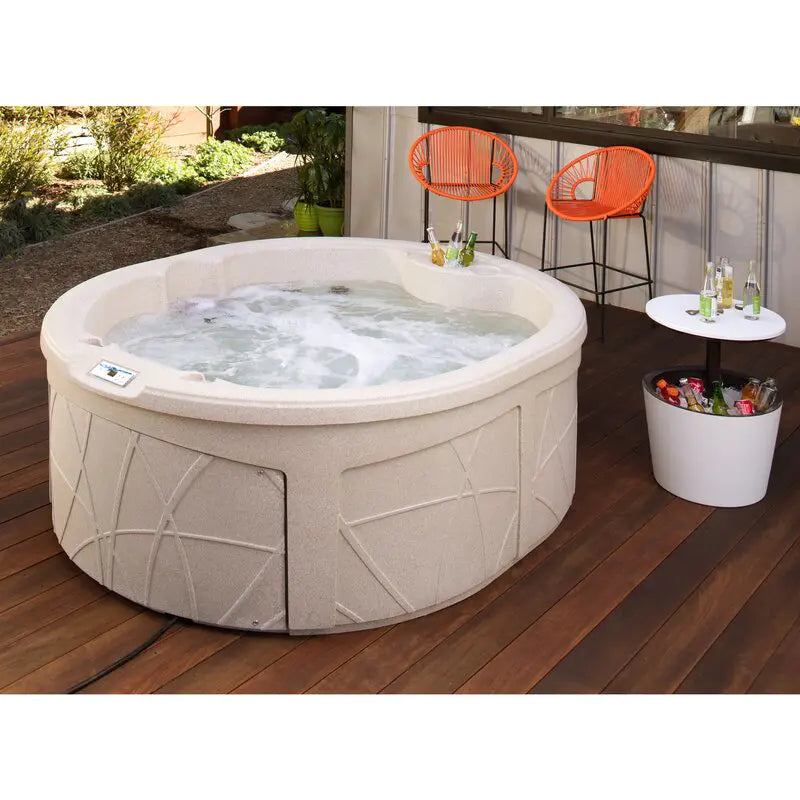 Lifesmart Spas 4 Person 13 Jet Oval Plug And Play Hot Tub wourant