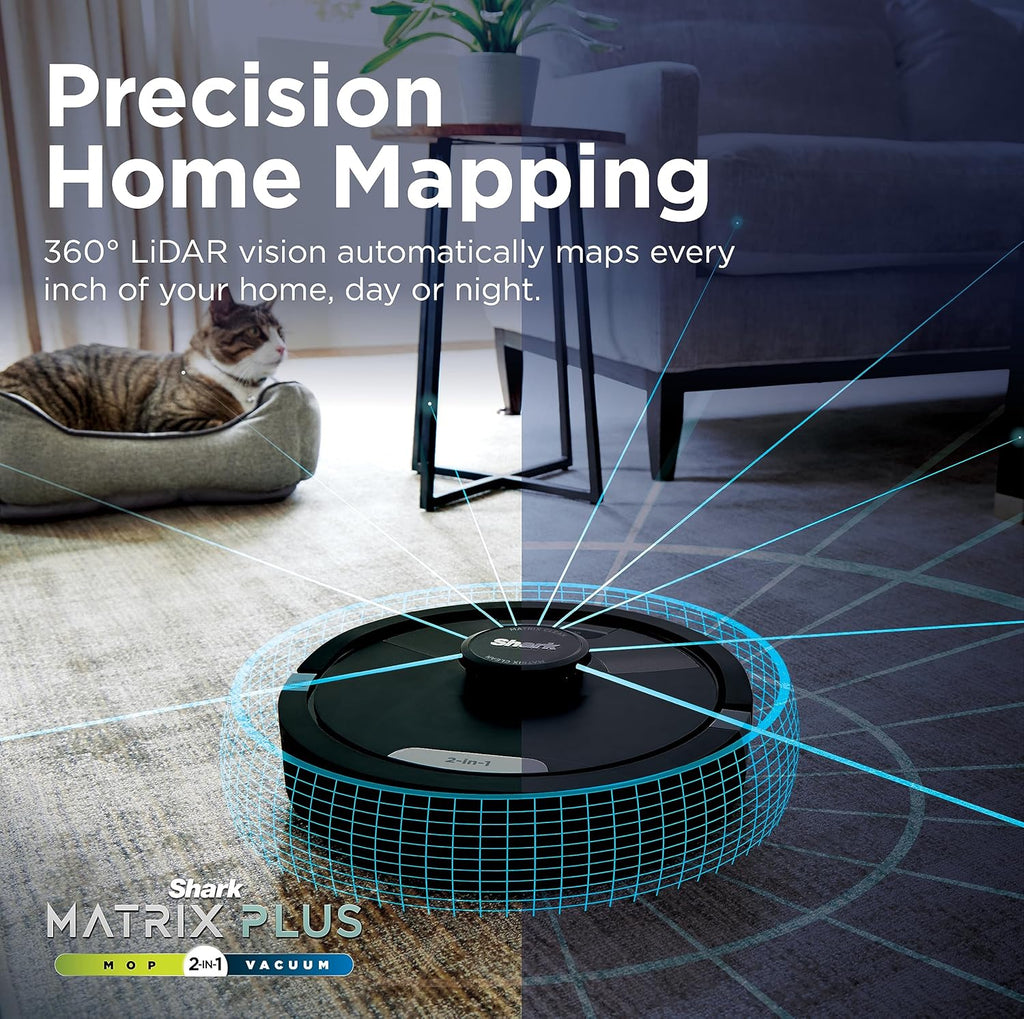 AI Robot Vacuum with XL HEPA Self-Empty Base Bagless 60-Day Capacity LIDAR Navigation wourant