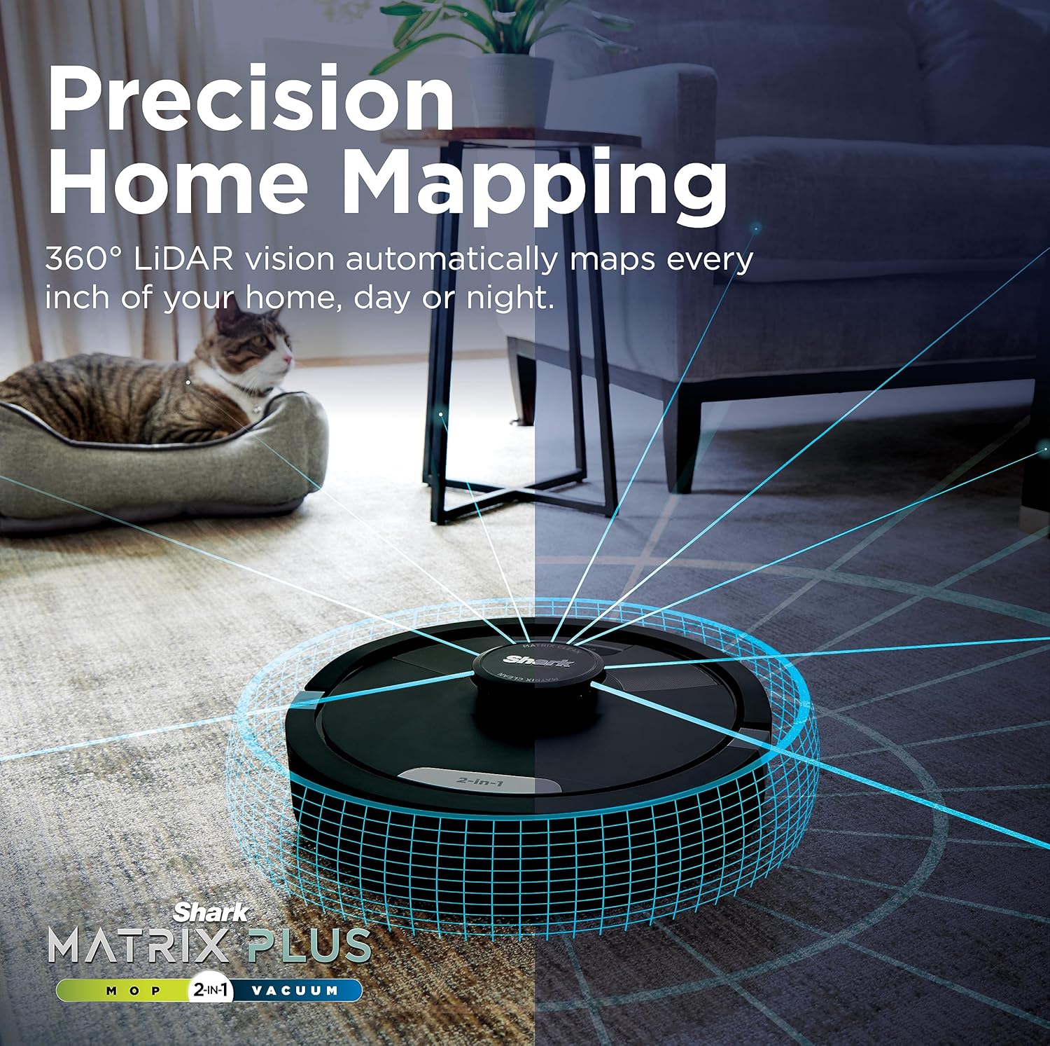 AI Robot Vacuum with XL HEPA Self-Empty Base Bagless 60-Day Capacity LIDAR Navigation wourant
