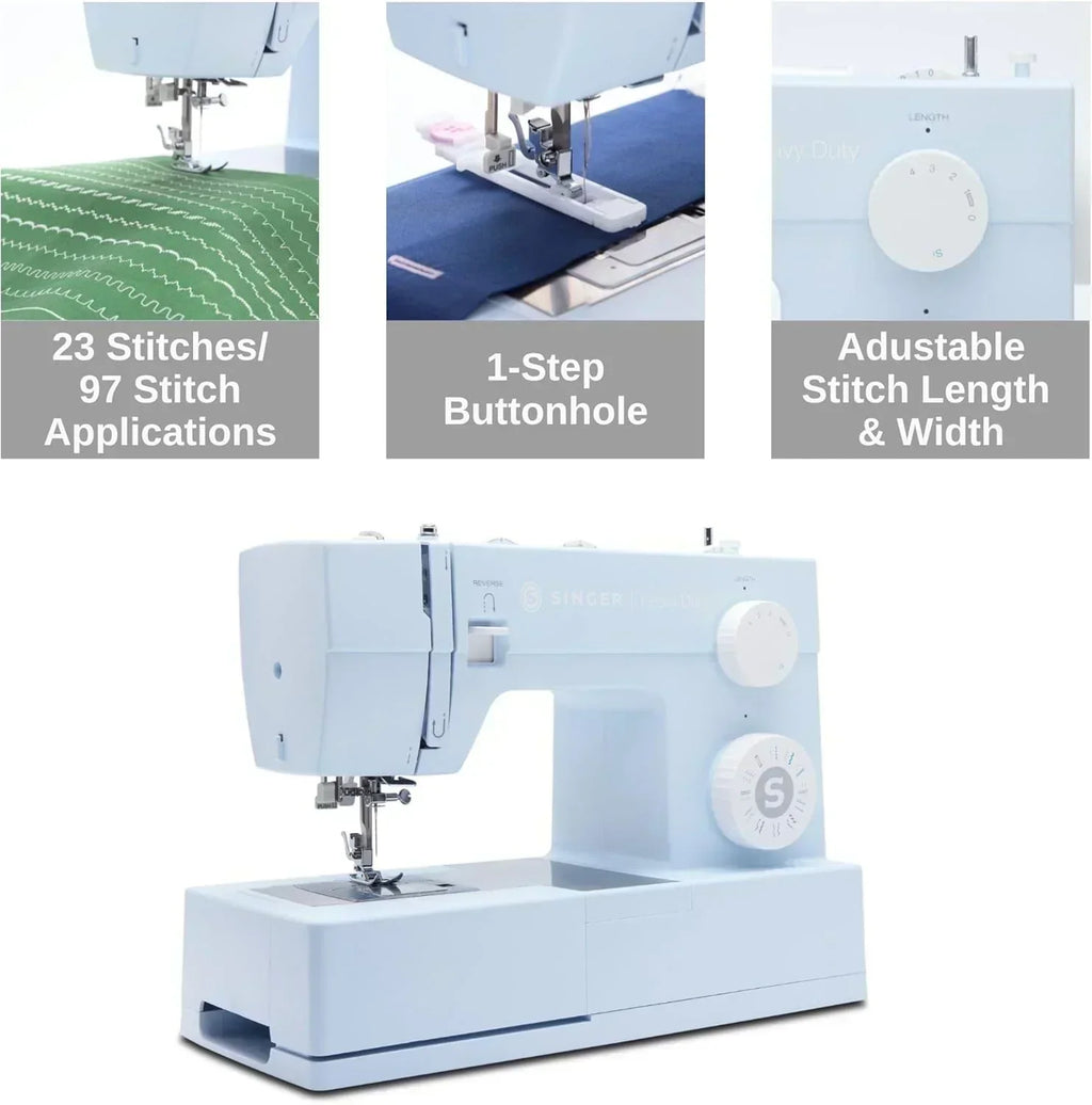 Heavy-Duty 4423 High-Speed Sewing Machine Includes Accessory Kit 97 Stitches One-Step Buttonhole wourant