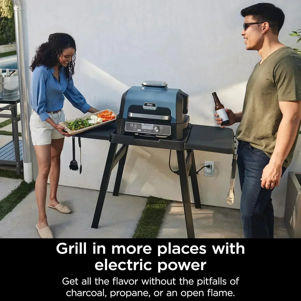 Ninja Woodfire Pro XL Outdoor Grill Smoker Thermometer 4-in-1 Master Grill BBQ Smoker Outdoor Air Fryer wourant