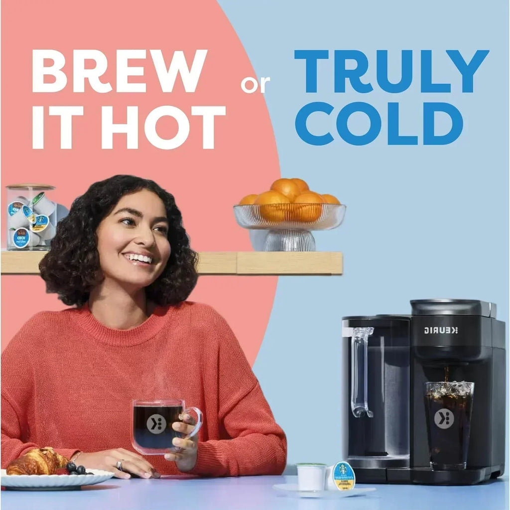 K-Brew+Chill Iced and Hot Single-Cup Coffee Maker with 70-ounce Removable Water Tank wourant