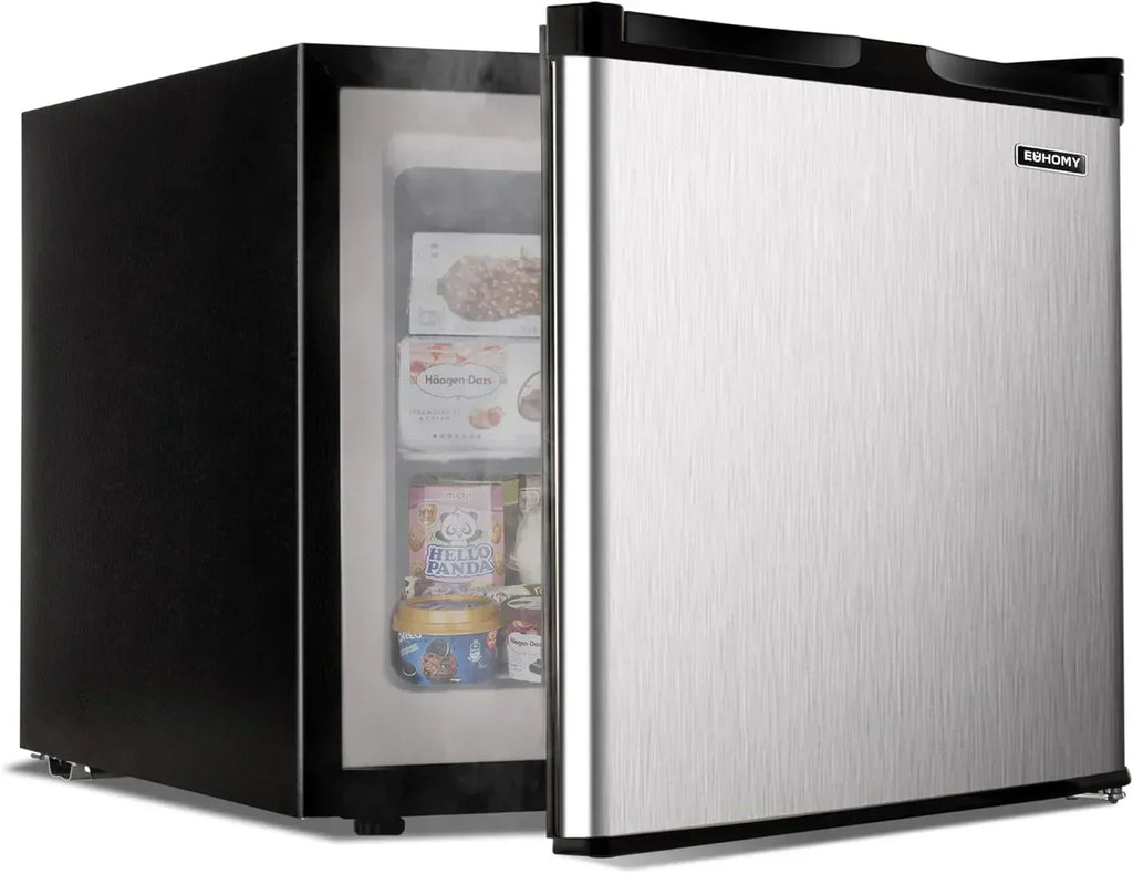 Upright freezer 3.0Cubic Feet Single Door Compact Mini Freezer with Reversible Door Small freezer wourant