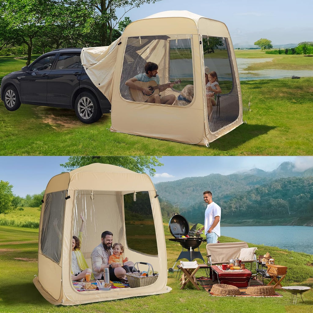 Alvantor Screen House Gazebo Pop Up Igloo Screened Canopy Tent with Mosquito Netting Sides wourant