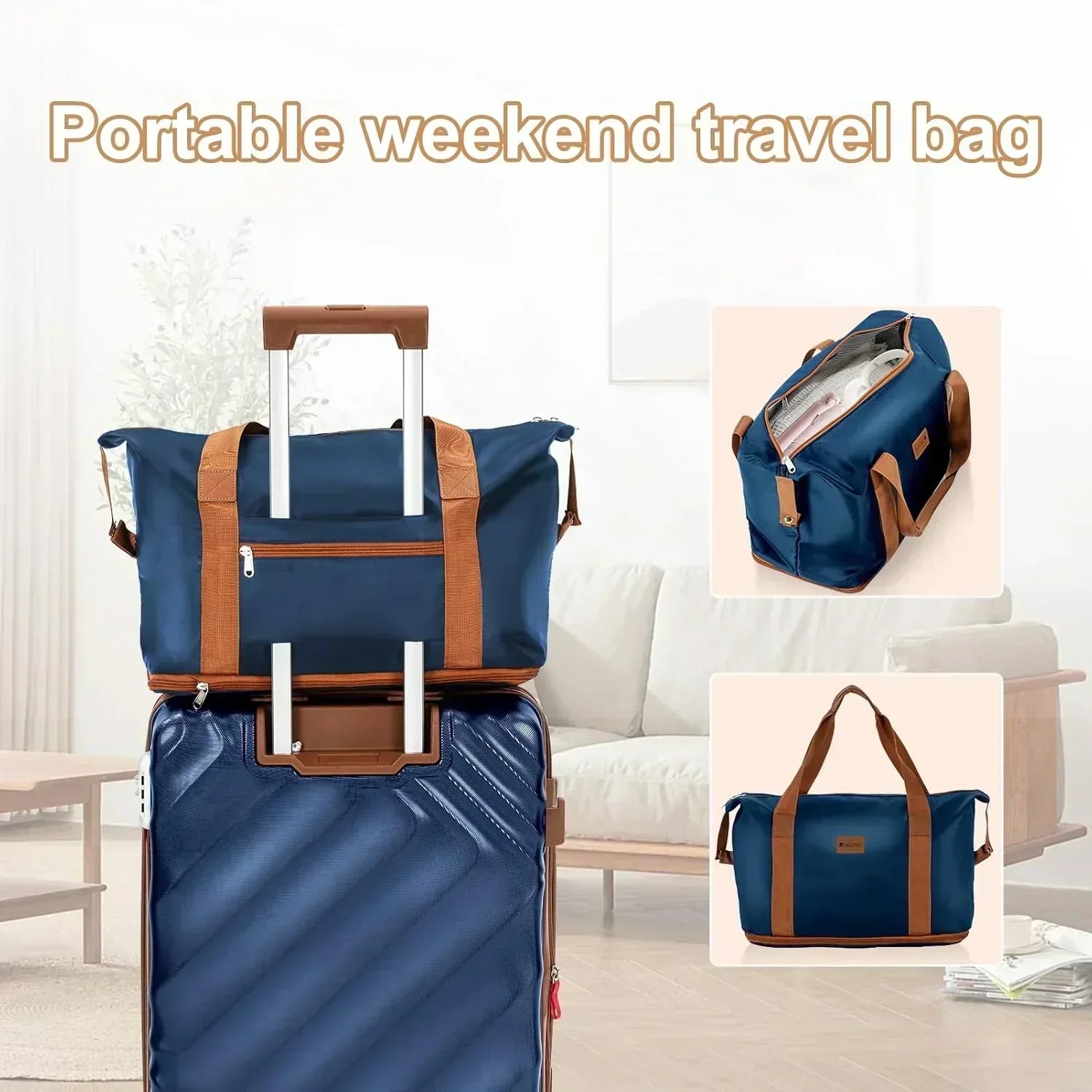 5 piece luggage set expandable suitcase 22x14x9 aviation certified durable waterproof travel set wourant