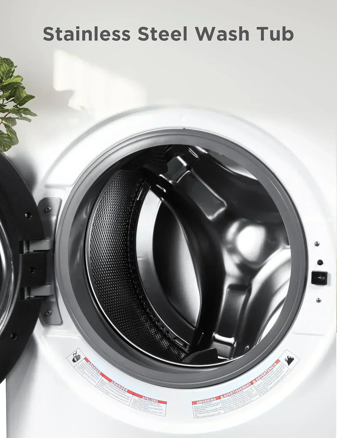 Portable Washer 6.6 lb. Capacity Washing Machine for Homes & Apartments 5 Wash Cycles wourant