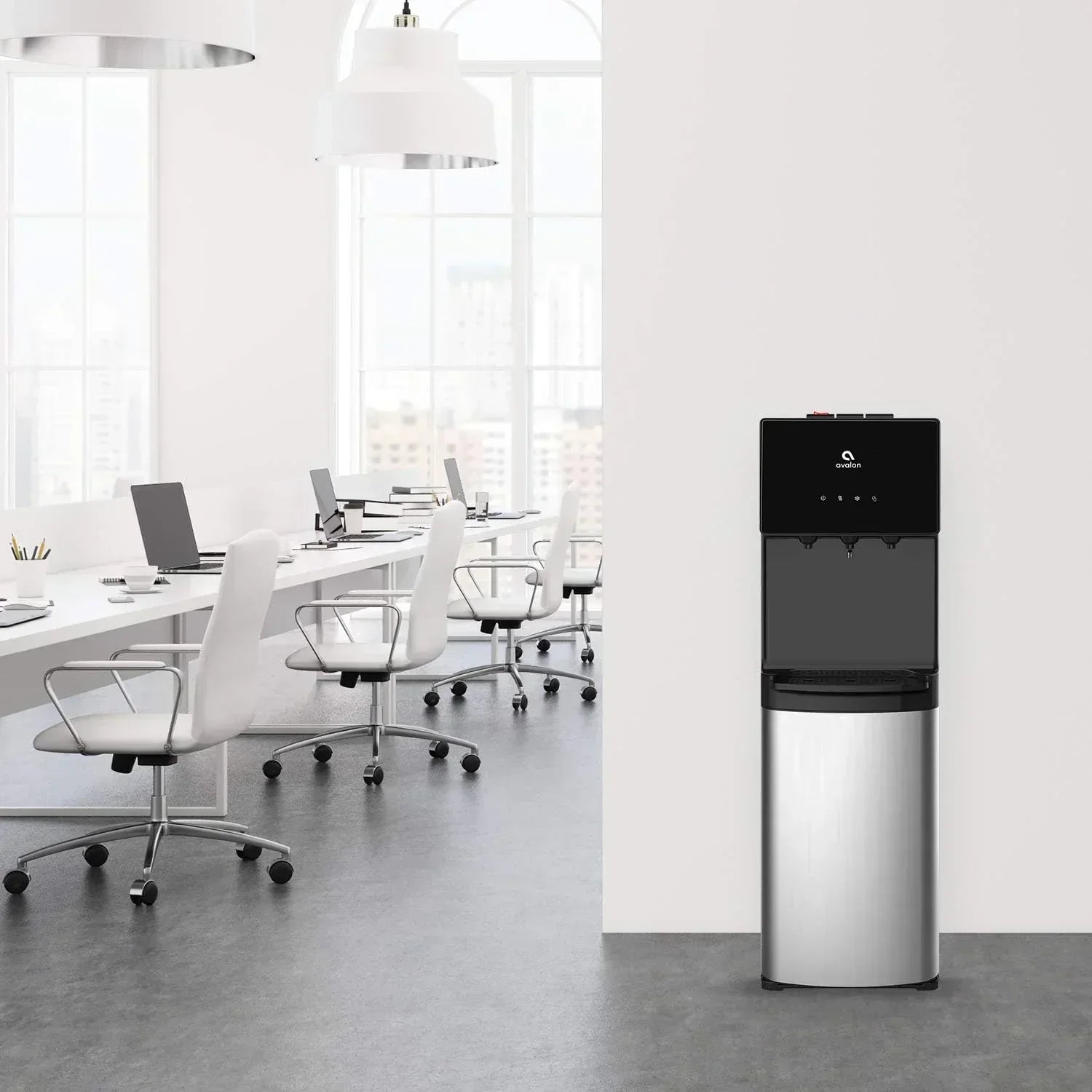 Avalon Bottom Loading Water Cooler Water Dispenser with BioGuard 3 Temperature Settings wourant