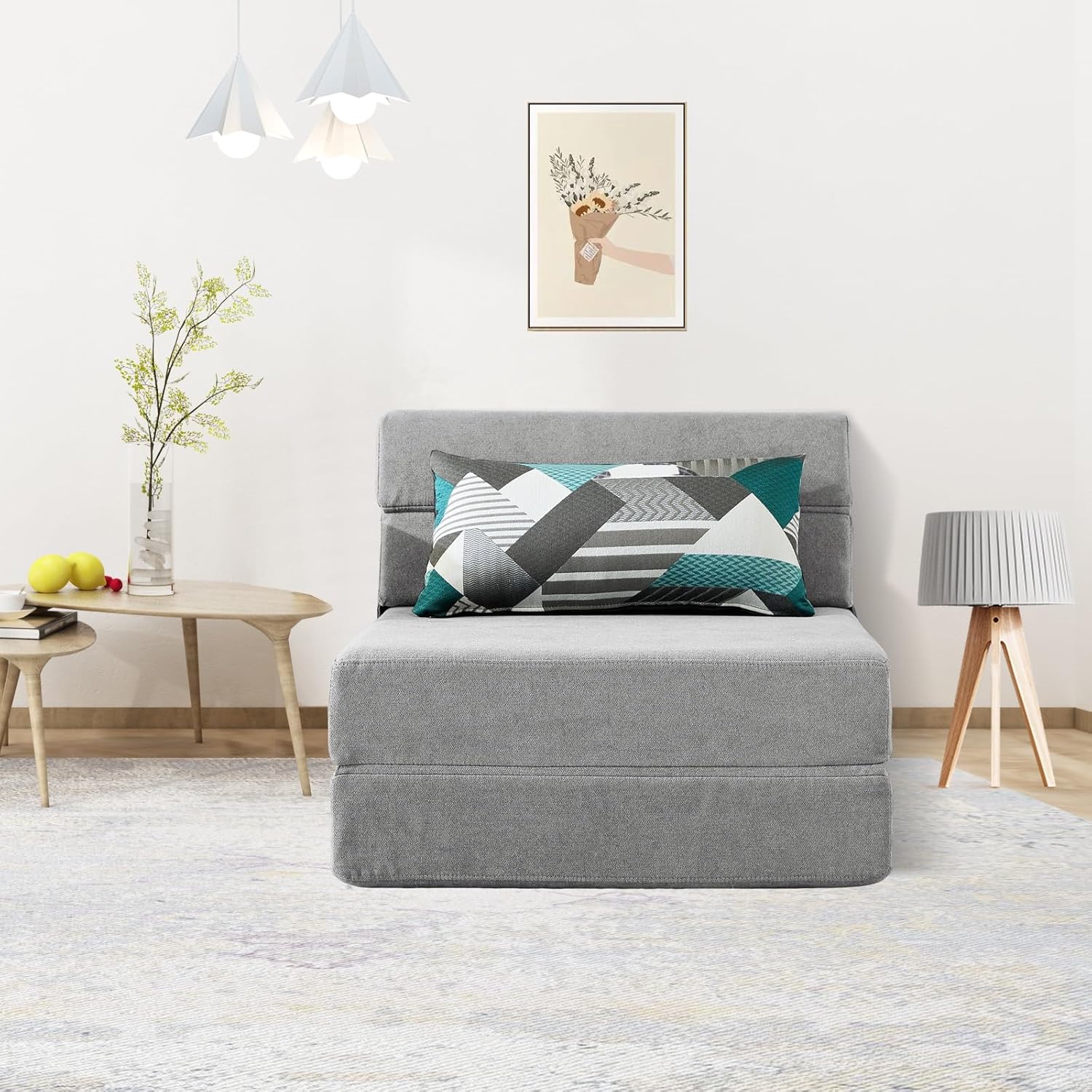 60 inch pull out sofa bed memory foam sofa with 2 pillows futon bed guest bed and pull out sofa wourant