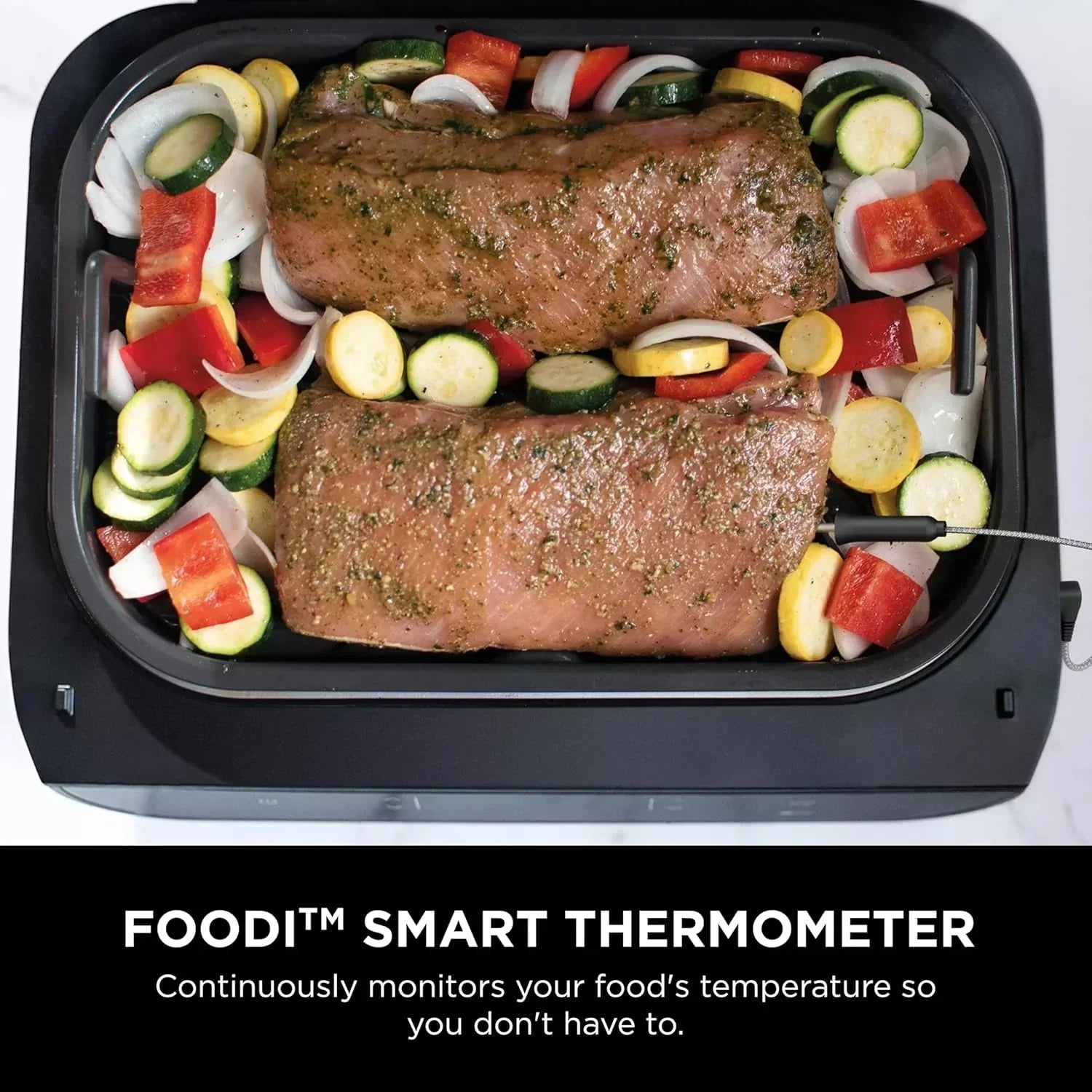 Ninja Foodi Smart XL 6-in-1 Indoor Grill with Air Fry Bake Roast Broil and Dehydrate wourant