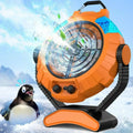 JYew Portable Air Conditioners Misting Fan With 10000mAh Rechargeable Battery Operated Fan wourant