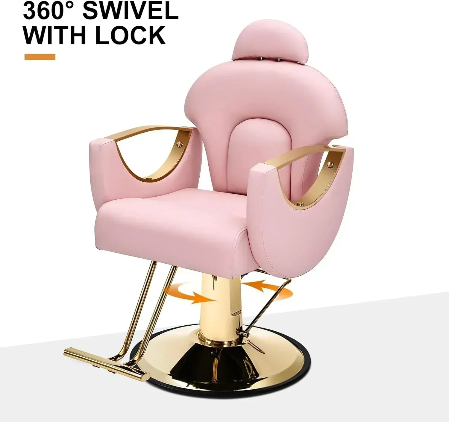Artist Hand Salon Chair Reclining Barber Chair Oversized Hydraulic Pump Hair Salon Chair wourant