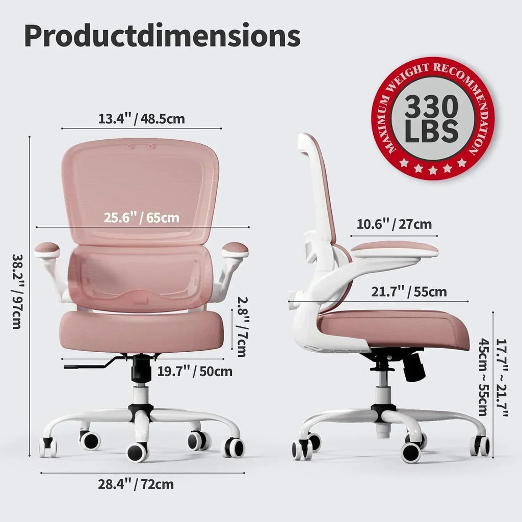 TRALT Office Chair Ergonomic Desk Chair 330 lbs Home Mesh Gaming Chair with Wheels wourant