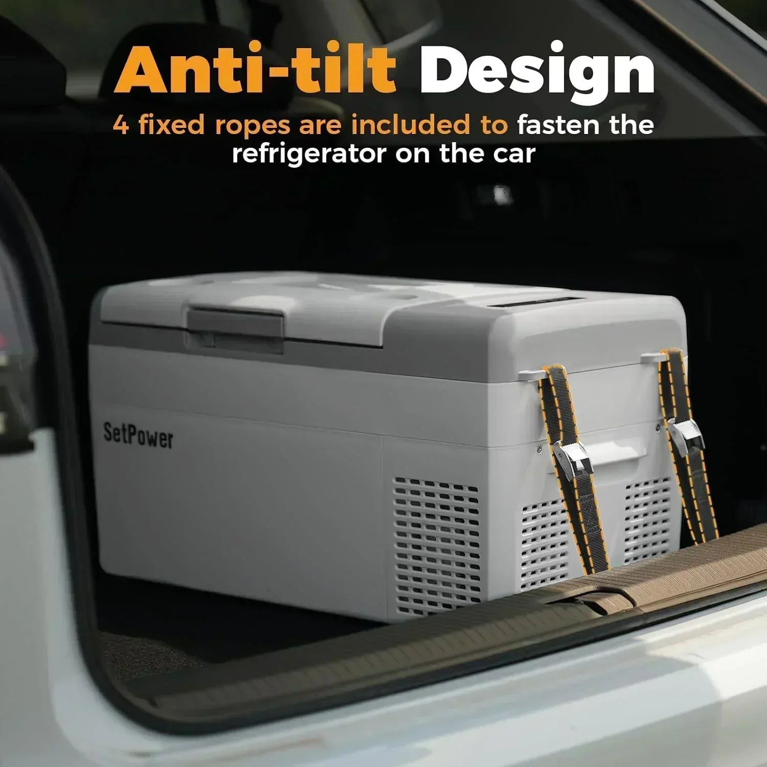 12V Refrigerator 21 Quart Portable Freezer 50 Hours Keep Cool Electric Cooler Car Refrigerator wourant