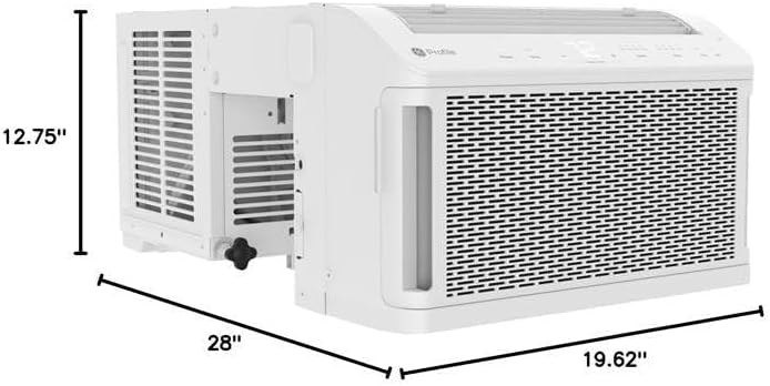 PHNT10CC Clearview Air Conditioner 10,300, Inverter Technology, Ultra Quiet, Medium Rooms up to 450 Sq. FT, Full Window View with Easy Installation, Energy-Efficient Cooling, 10300 BTU, White wourant