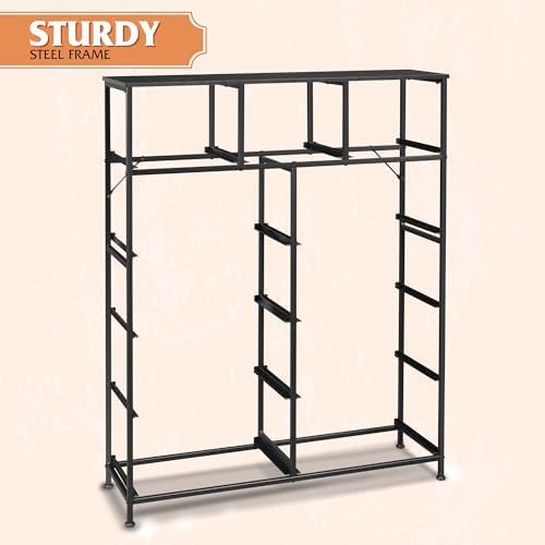 Storage Organizer Unit with 11 Fabric Bins, Storage Drawers Organizer with Steel Frame, Tall Storage Tower Organizaton wourant