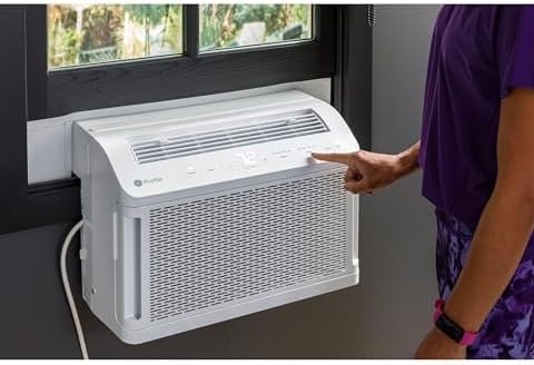 PHNT10CC Clearview Air Conditioner 10,300, Inverter Technology, Ultra Quiet, Medium Rooms up to 450 Sq. FT, Full Window View with Easy Installation, Energy-Efficient Cooling, 10300 BTU, White wourant