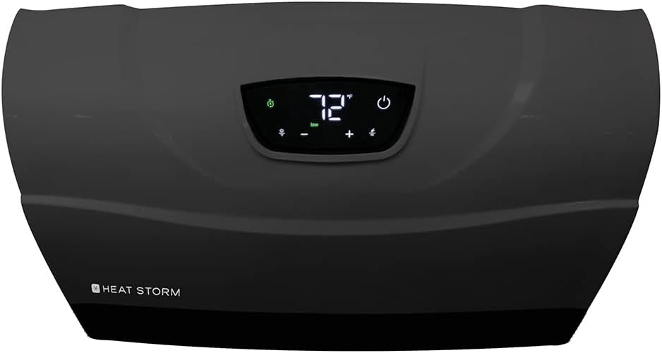 Heat Storm HS-1500-PHX-WIFI Infrared Heater, Wifi Wall Mounted wourant