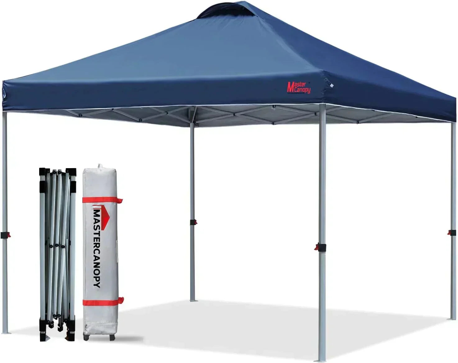 Durable Pop-up Canopy Tent with Roller Bag (10x10 Black) wourant
