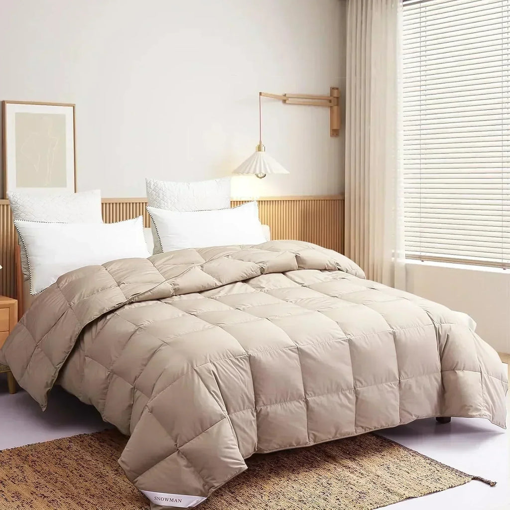 Premium Down Comforter 3D Baffle Box Design wourant