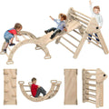 Multifunction Montessori Wooden Triangle Climbing Toys wourant