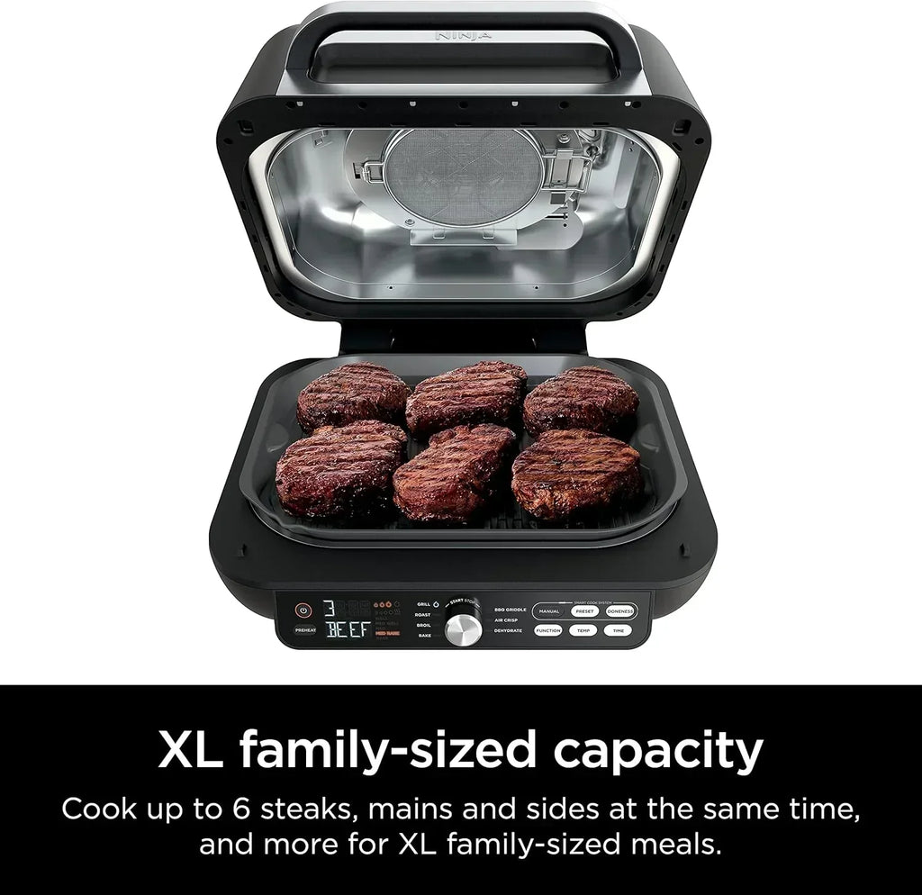 Ninja Foodi Smart XL 6-in-1 Indoor Grill with Air Fry Bake Roast Broil and Dehydrate wourant