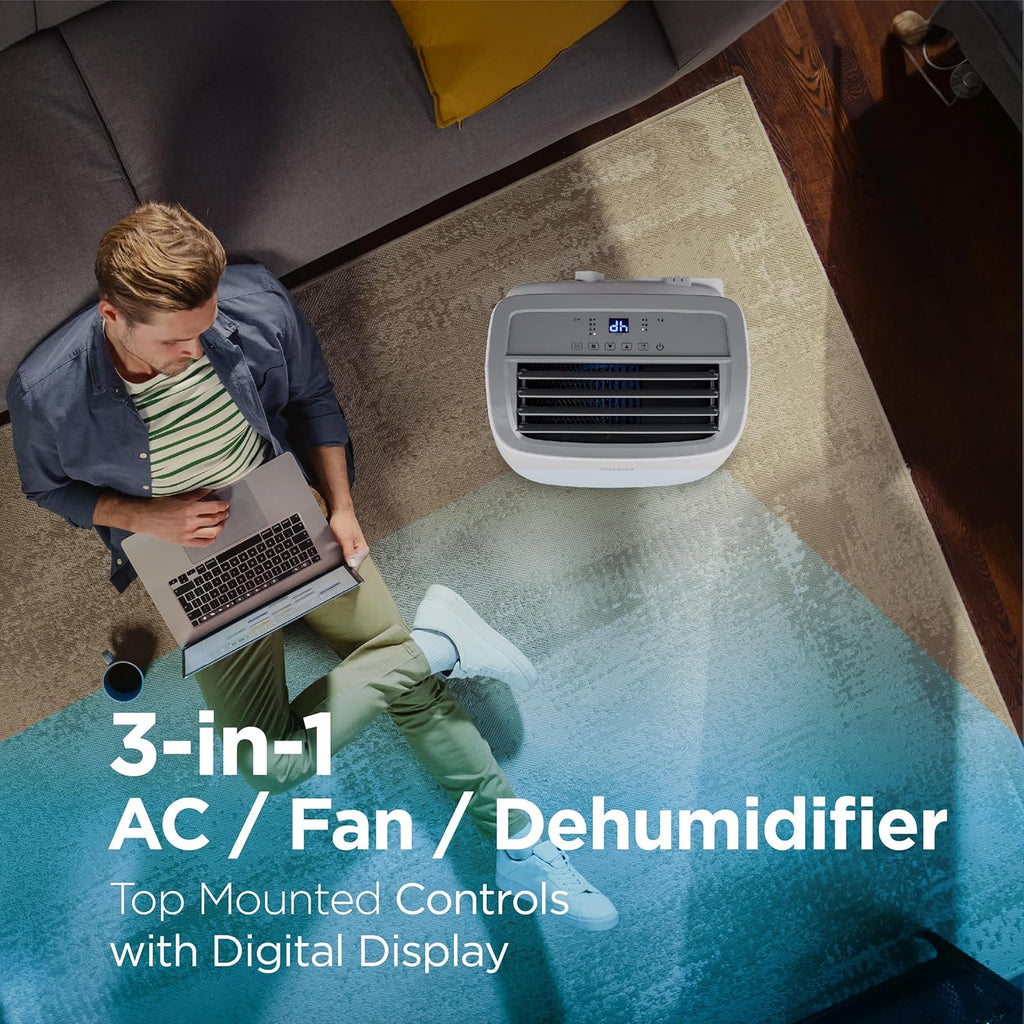 BLACK+DECKER 8,000 BTU Portable Air Conditioner for Rooms up to 350 Sq wourant